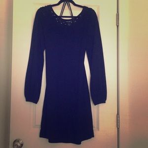 Black Sweater Mini Dress